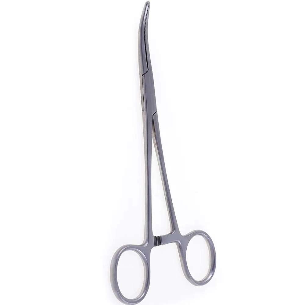 Pinça Halstead Mosquito Curva Aço Inoxidável 12 cm Golgran