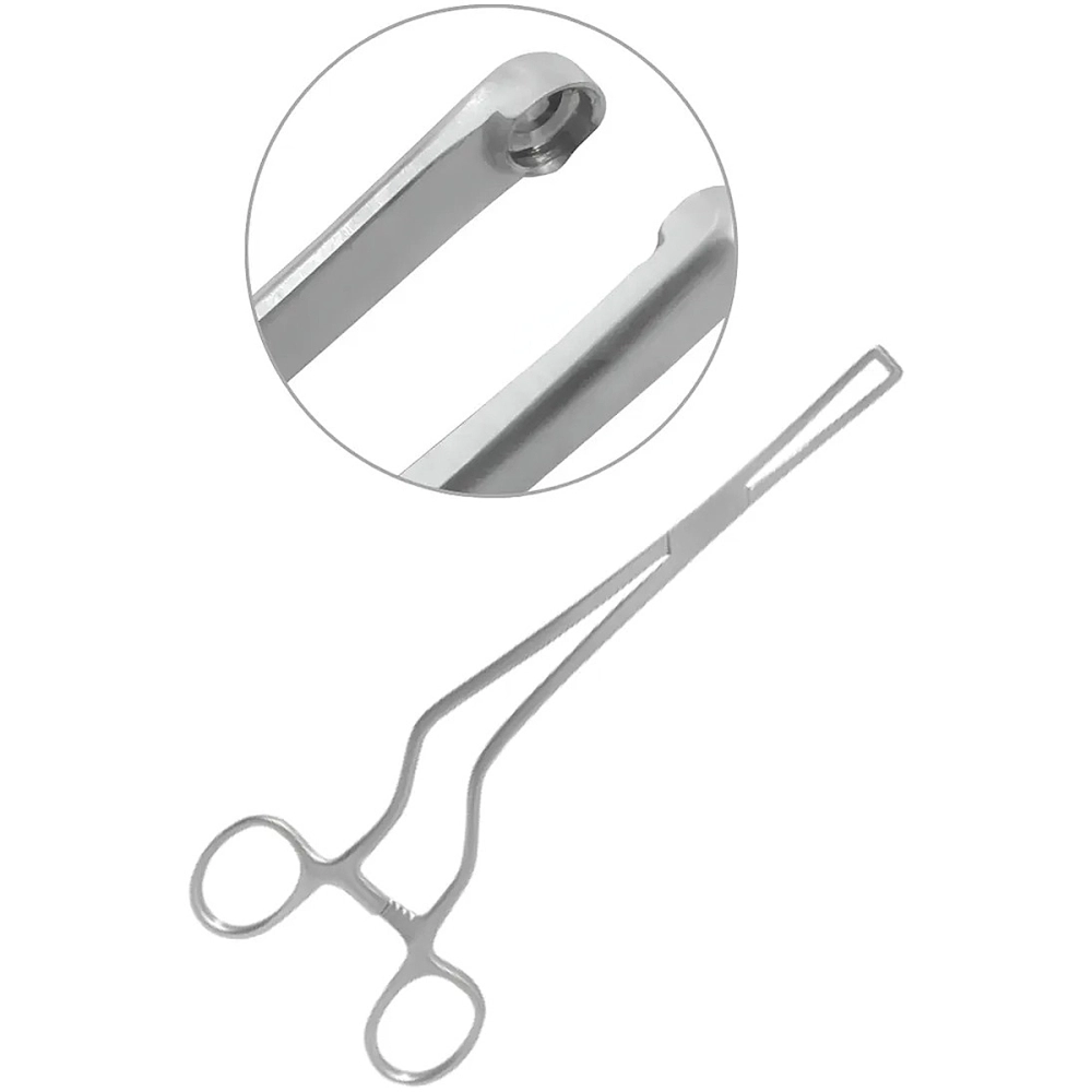 Pinça Prof Medina Para Biopsia Aço Inoxidável 24 cm 4 mm Golgran 