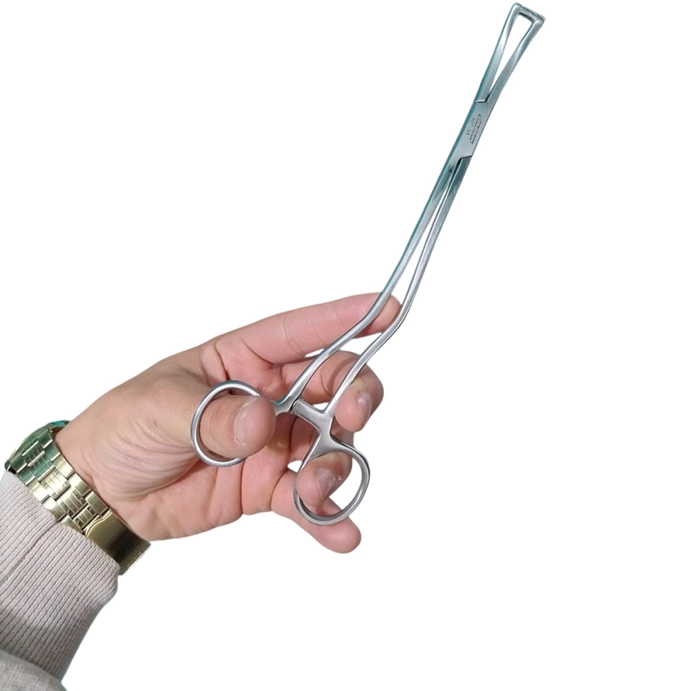 Pinça Prof Medina Para Biopsia Aço Inoxidável 24 cm 4 mm Golgran 