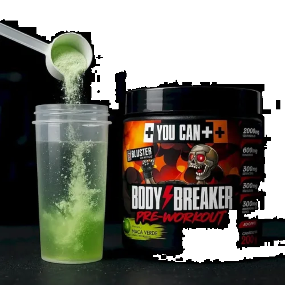 Pré Treino Body Breaker Maça Verde 200ml Absolut 