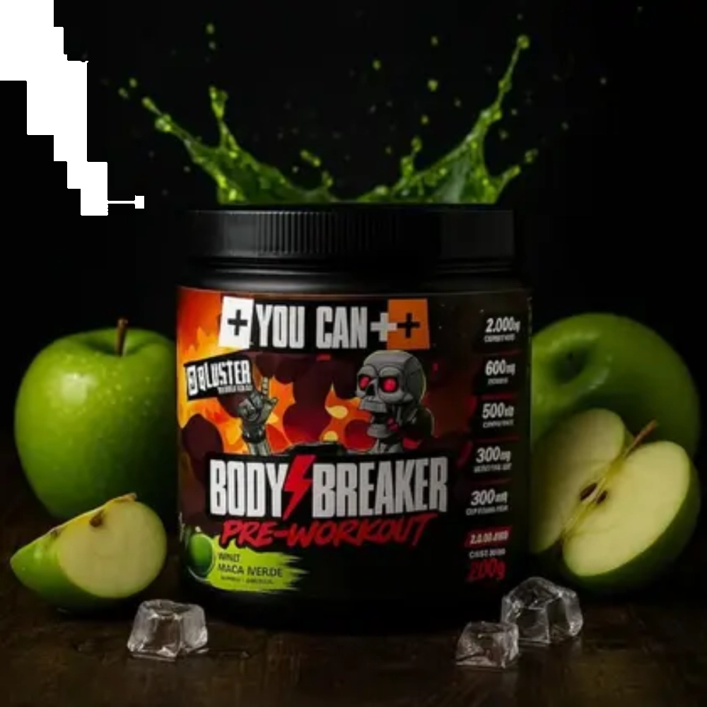 Pré Treino Body Breaker Maça Verde 200ml Absolut 