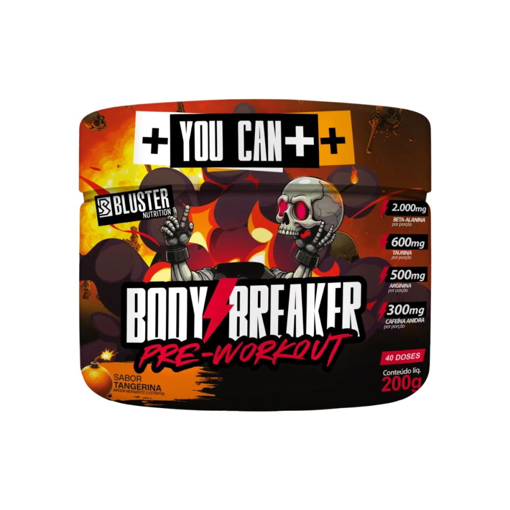 Pré Treino Body Breaker Tangerina 200ml Absolut 