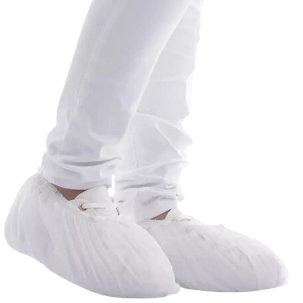 Propé Sapatilha Descartavel Branco Protetor de Calçados 100 Unidades Lavie