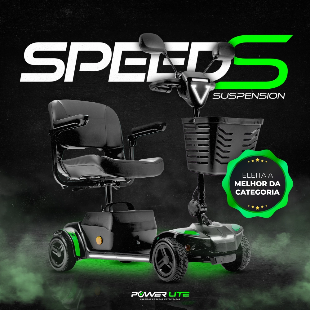 Scooter Motorizada Desmontavel 136 Kg Speed S Personalizável Power Lite