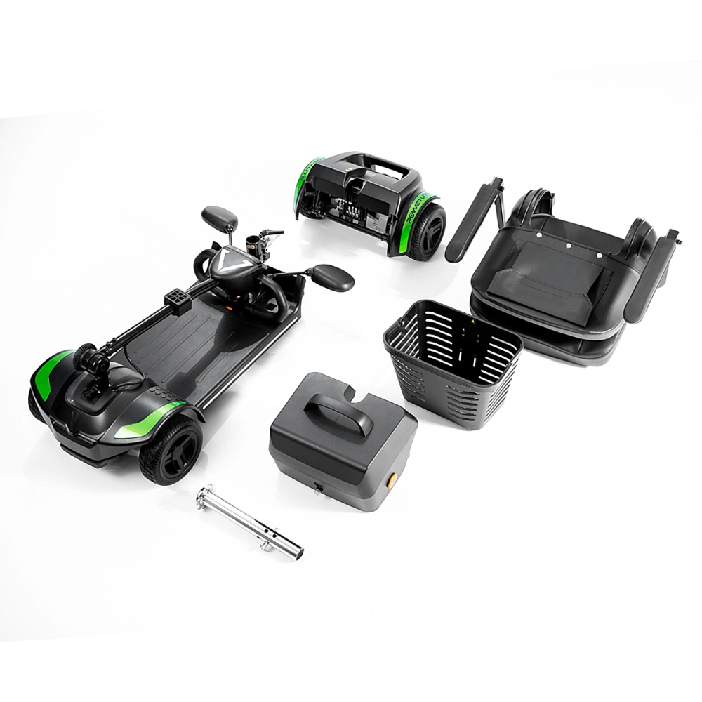 Scooter Motorizada Desmontável Elétrica Cadeira Rodas Até 136 Kg Speed S Power Lite Cor 6 em 1