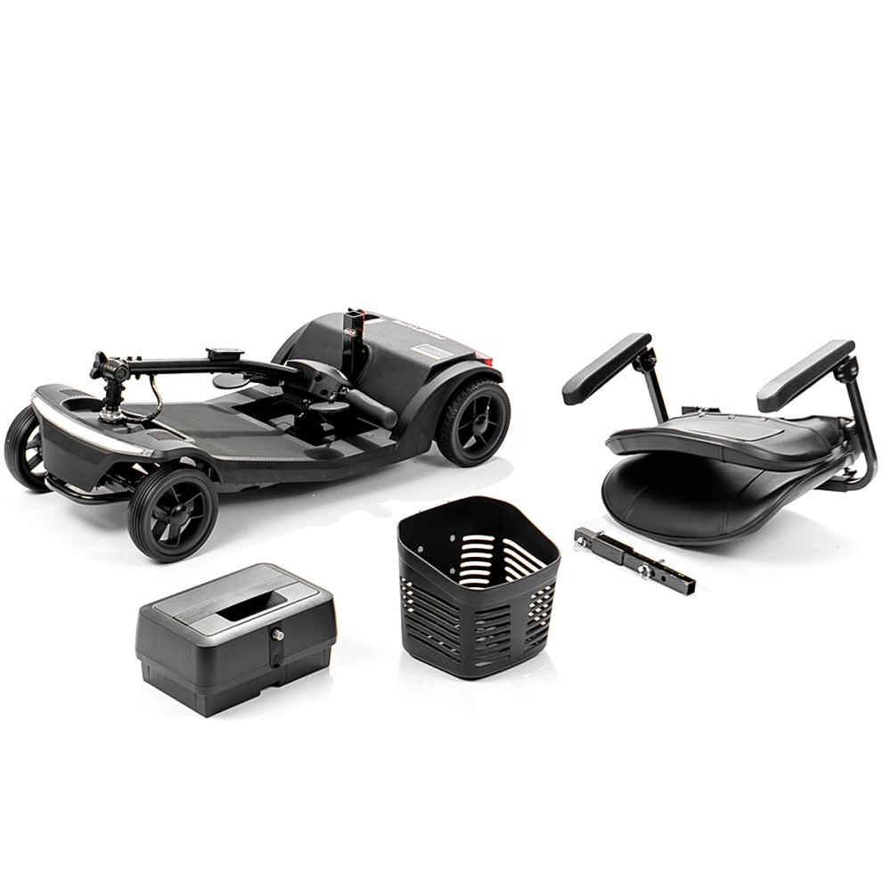 Scooter Motorizada Eletrica Cadeira A Bateria Leve Dobravel Desmontavel Lumus Capacidade De 136 kg Power Lite