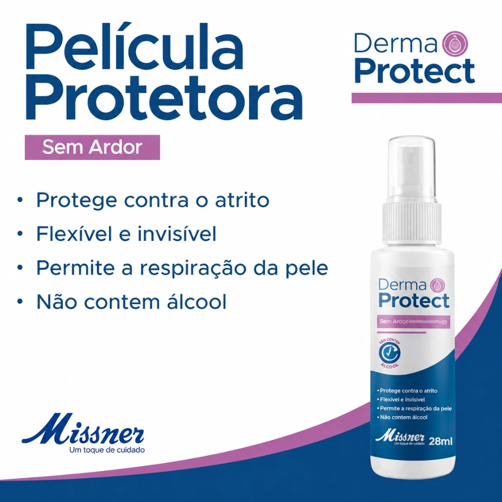 Spray Barreira Película Protetora 28ml Derma Protect Missner