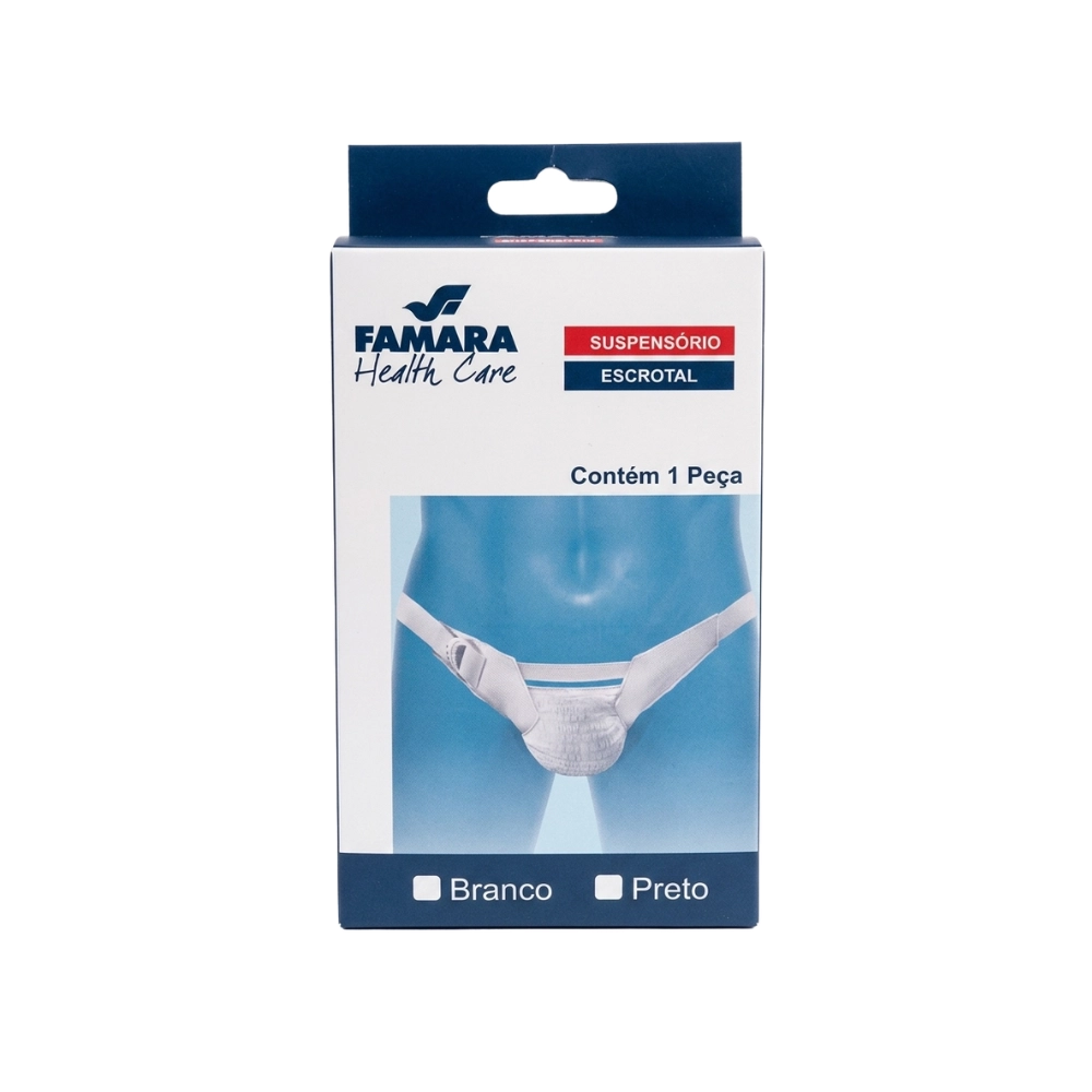 Suspensorio Escrotal Branco Pós Operatório Famara 