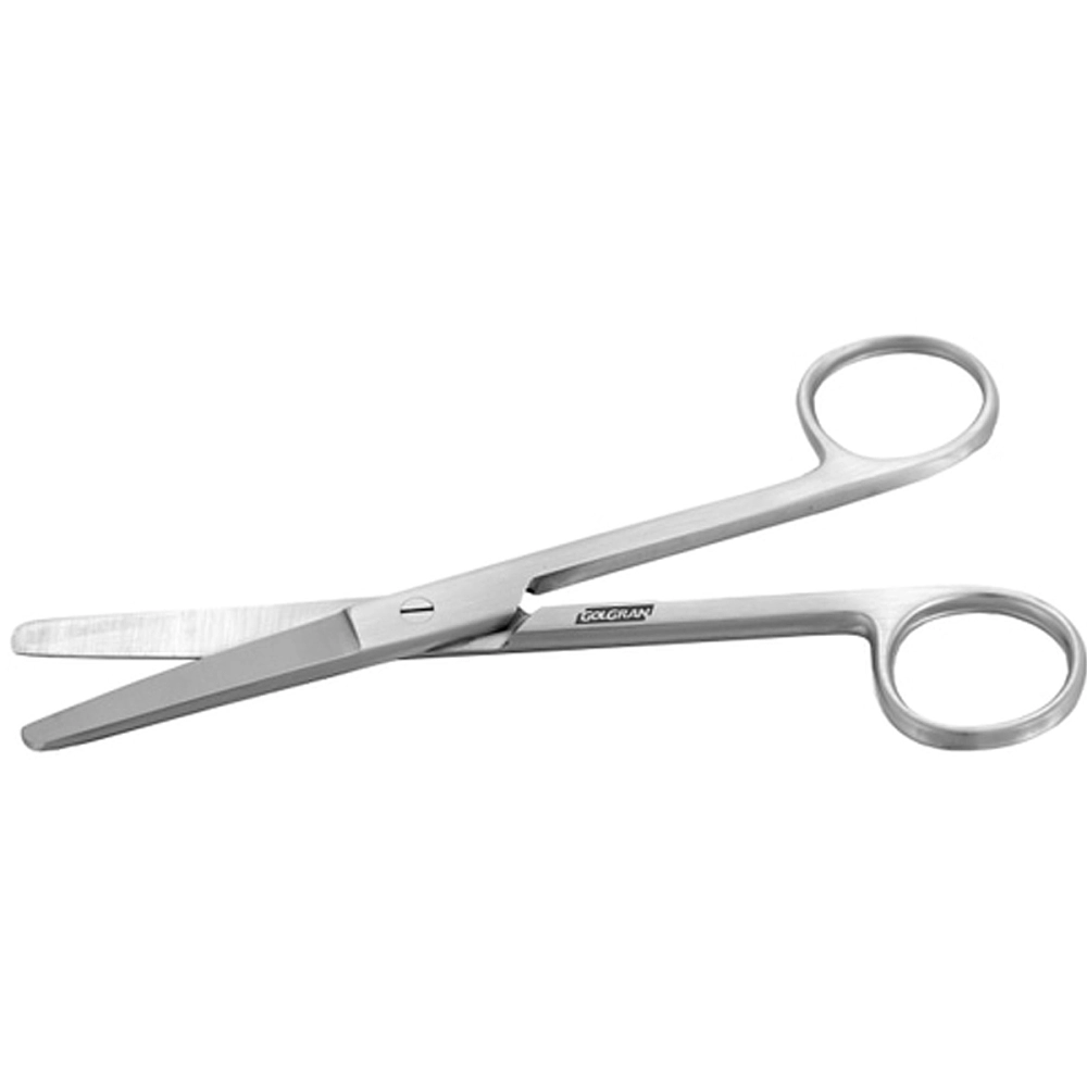 Tesoura Cirurgica Romba Romba Aço Inoxidável Tamanho 15 cm Reta Golgran