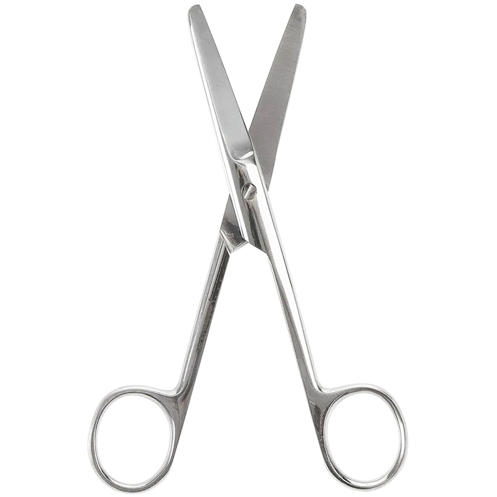 Tesoura Cirurgica Romba Romba Aço Inoxidável Tamanho 15 cm Reta Golgran