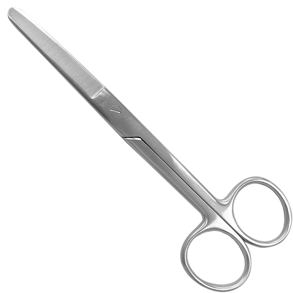 Tesoura Cirurgica Romba Romba Aço Inoxidável Tamanho 15 cm Reta Golgran
