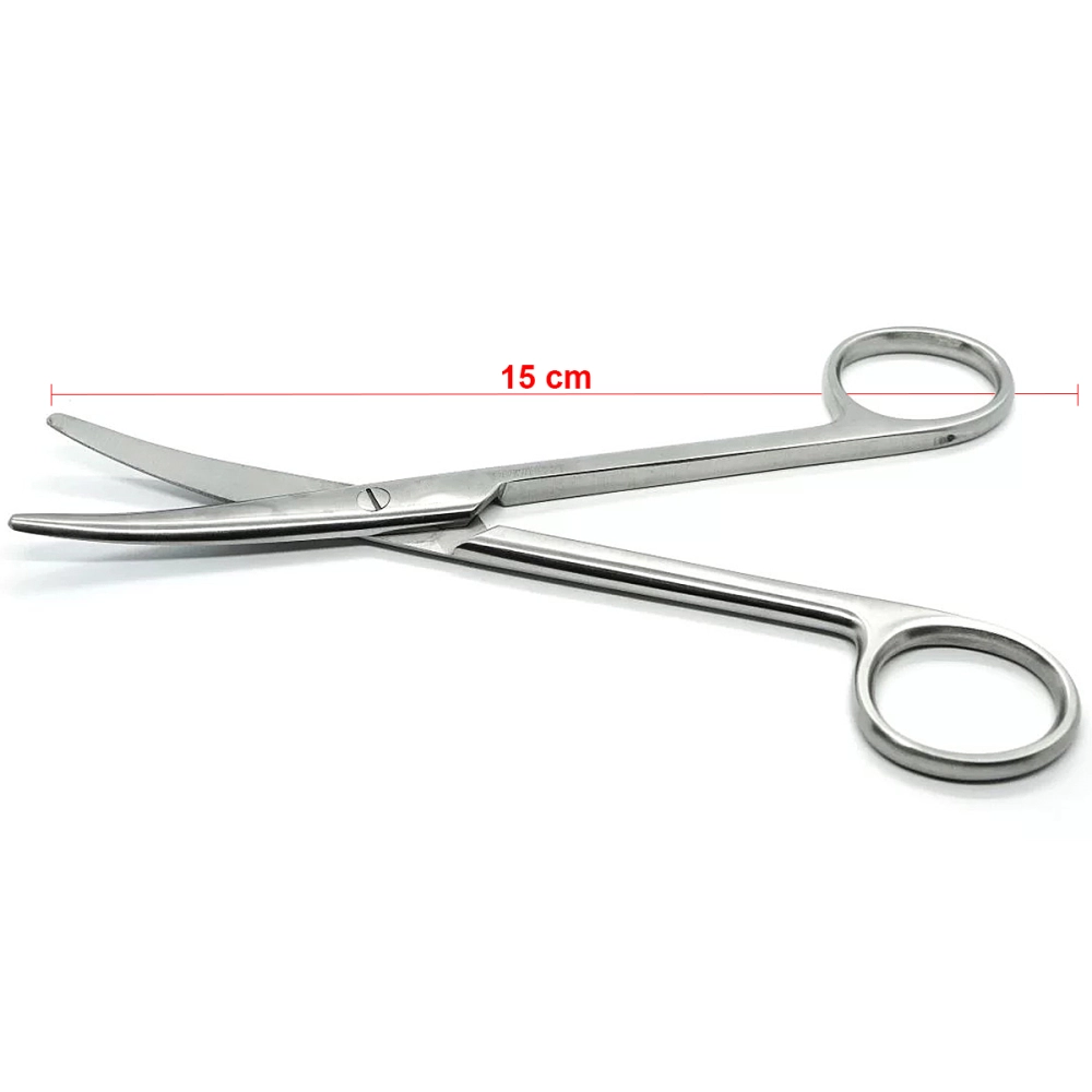 Tesoura Mayo Stille Curva Aço Inoxidável 15 cm Golgran 