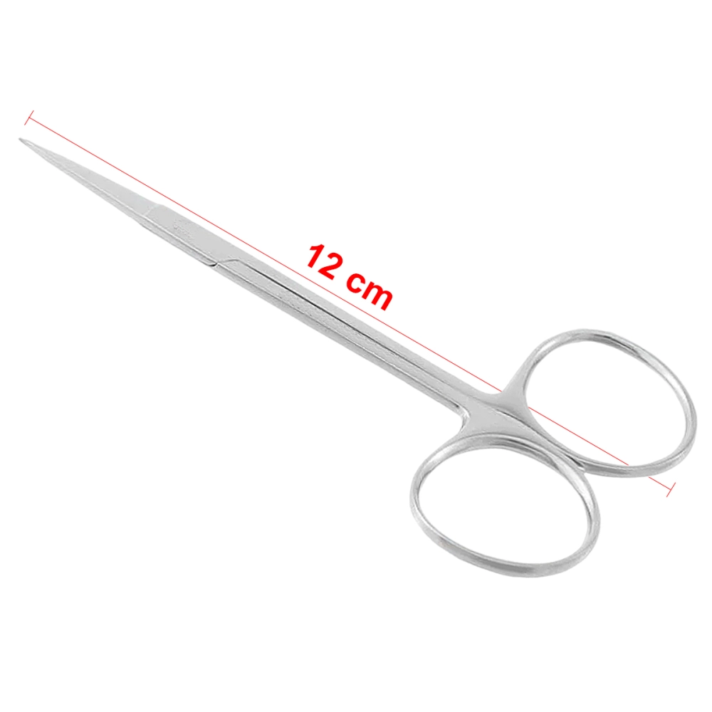 Tesoura Metzembaum Aço Inoxidável Tamanho 12 cm Reta Golgran