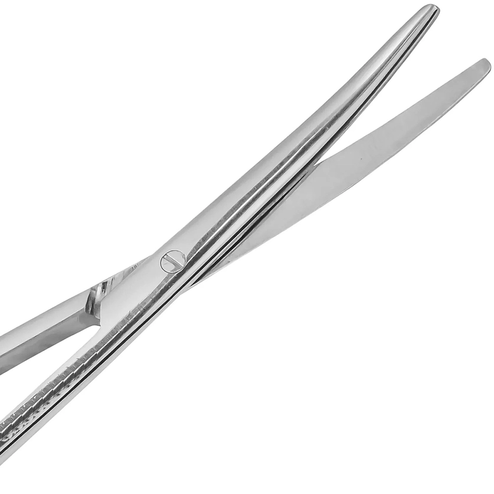 Tesoura Metzembaum Aço Inoxidável Tamanho 18 cm Curva Golgran