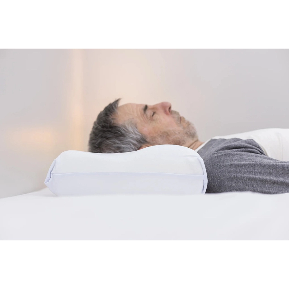 Travesseiro Almofada Anatomico Cervical Capri Perfil Baixo Visco Elastico 50 x 31 x 10/7 Cm Tecnologia NASA 201002 Perfetto