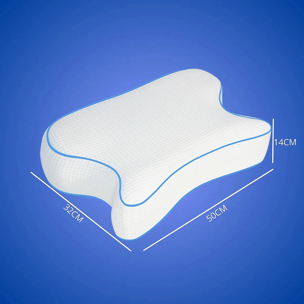 Travesseiro Almofada Compact Para Acomodar Mascaras Respiratorias Cpap Tecnologia Nasa 201907 Perfetto 50 x 32 x 14 cm 