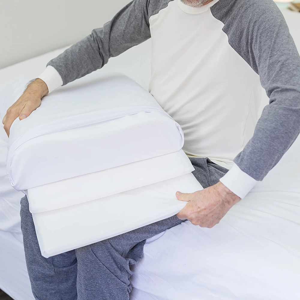 Travesseiro Almofada Multi Camadas Altura Ajustavel Regulavel Tecnologia Nasa Viscoelastico Branco Perfetto 