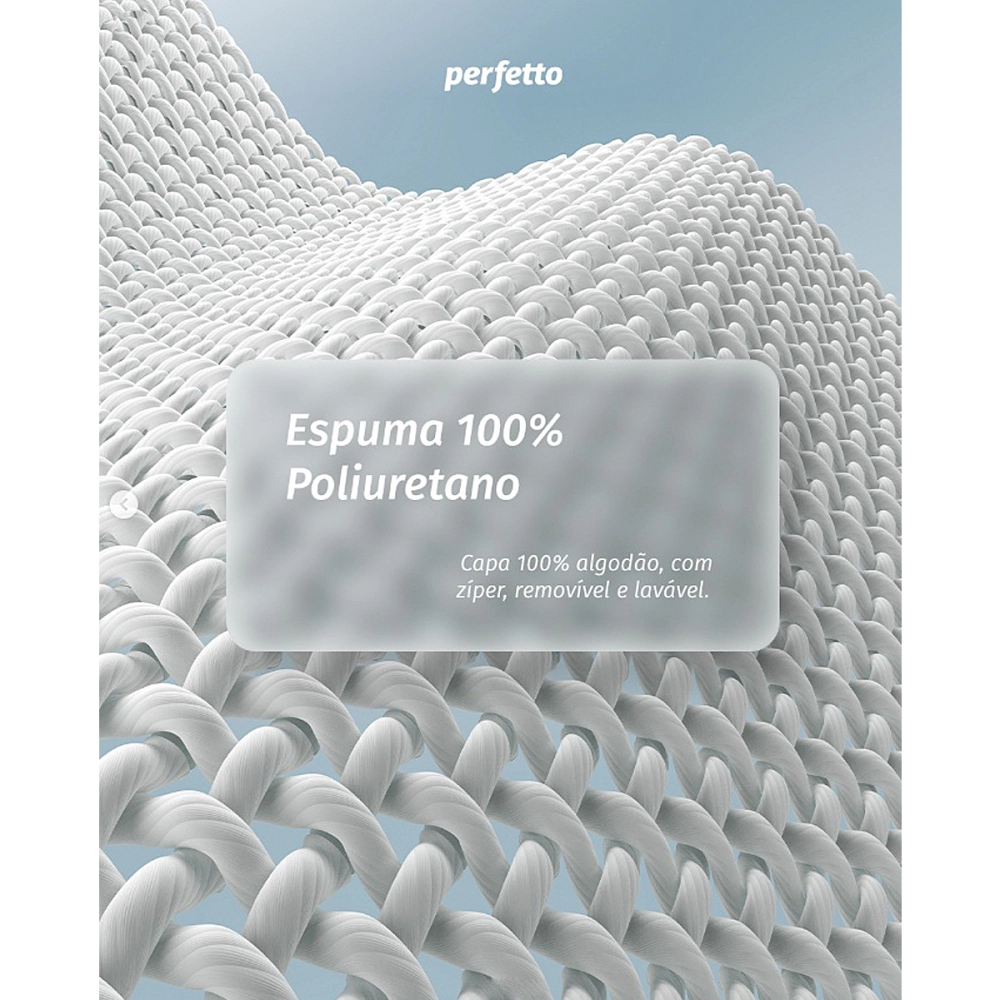Travesseiro Almofada Multi Camadas Altura Ajustavel Regulavel Tecnologia Nasa Viscoelastico Branco Perfetto 
