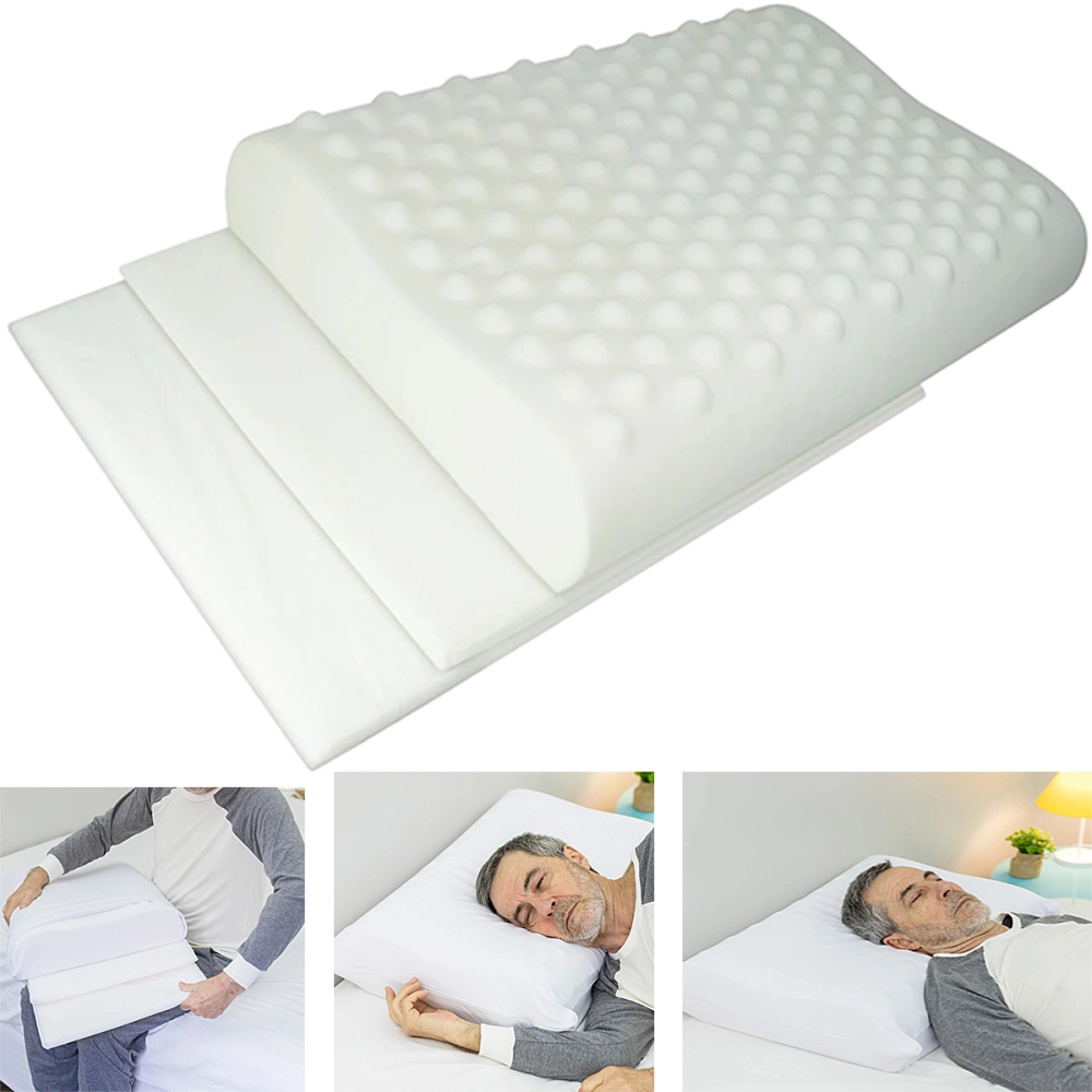 Travesseiro Almofada Multi Camadas Altura Ajustavel Regulavel Tecnologia Nasa Viscoelastico Branco Perfetto 