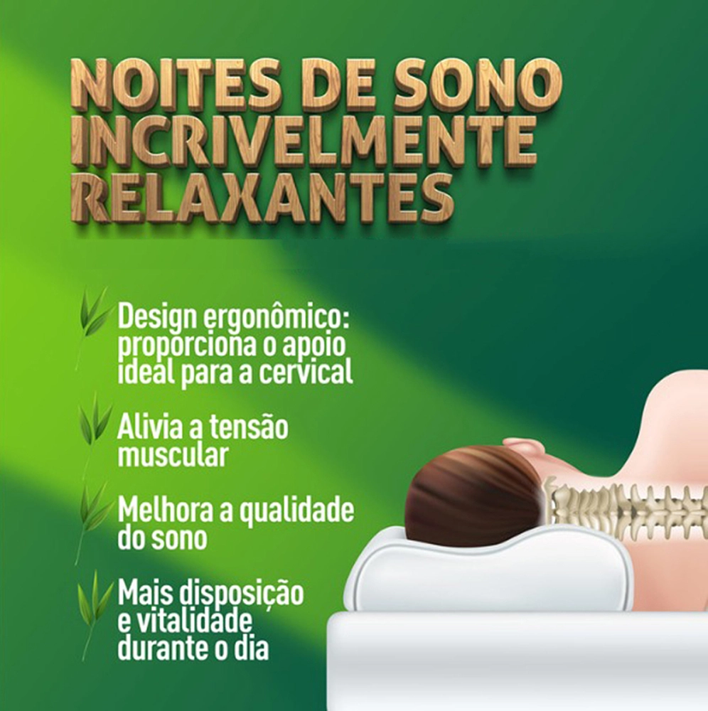 Travesseiro Almofada Super Cervical Visco Capa Em Plush Tecnologia NASA 48 x 33 x 7/12 cm 202324 Perfetto