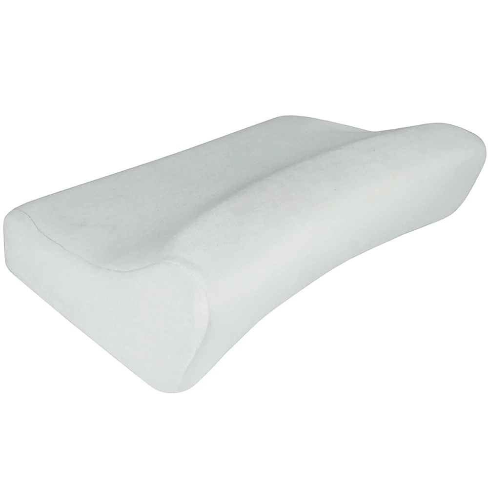 Travesseiro Almofada Super Cervical Visco Capa Em Plush Tecnologia NASA 48 x 33 x 7/12 cm 202324 Perfetto