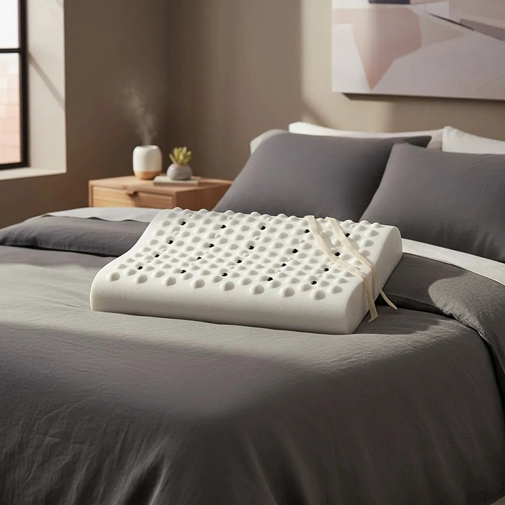 Travesseiro Magnetico Visco Elastico Magnoterapia Terapeutico Perfil Baixo 61 x 42 x 13/11 Cm Perfetto 205006