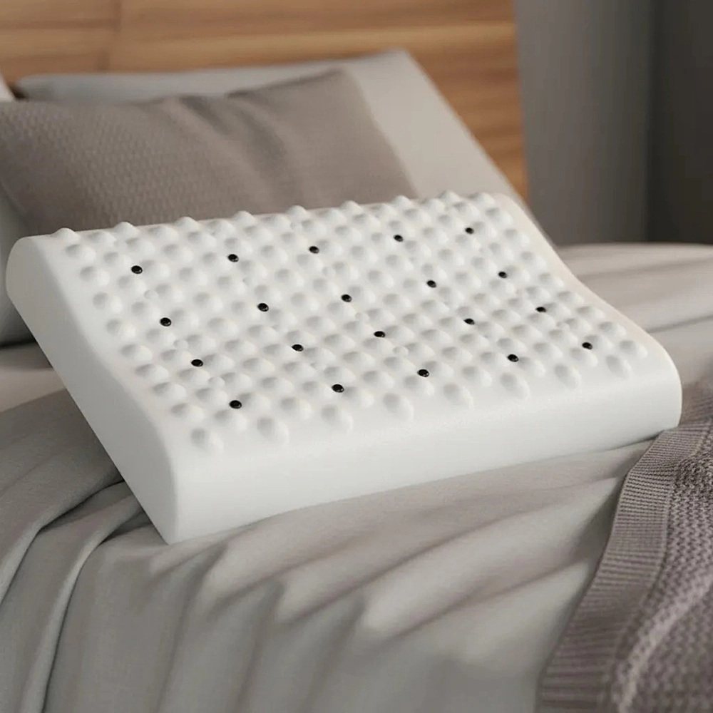 Travesseiro Magnetico Visco Elastico Magnoterapia Terapeutico Perfil Baixo 61 x 42 x 13/11 Cm Perfetto 205006