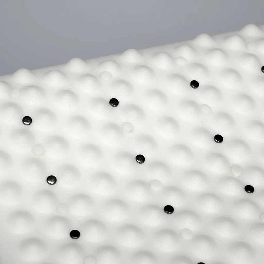 Travesseiro Magnetico Visco Elastico Magnoterapia Terapeutico Perfil Baixo 61 x 42 x 13/11 Cm Perfetto 205006