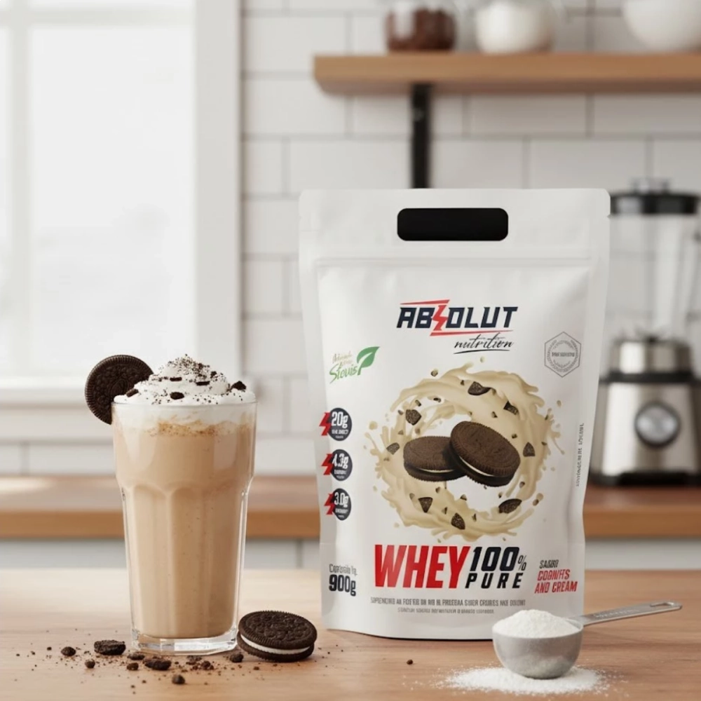 Whey High Protein Sabor Cookies 900g Absolut
